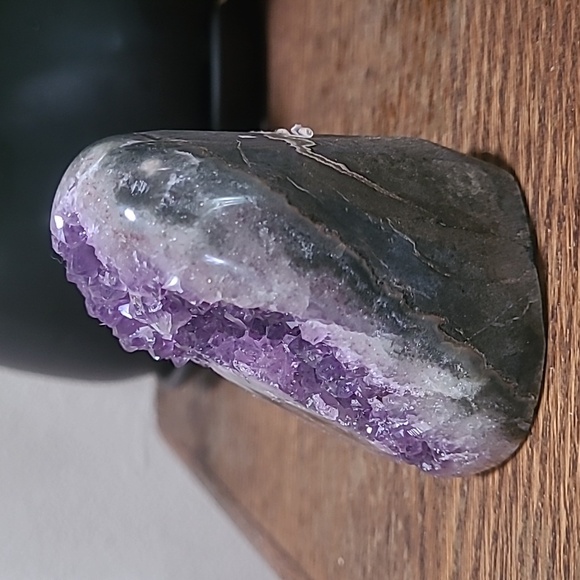 Uraguayan Amythyst Druzy Freeform 3pc Set - Picture 3 of 10